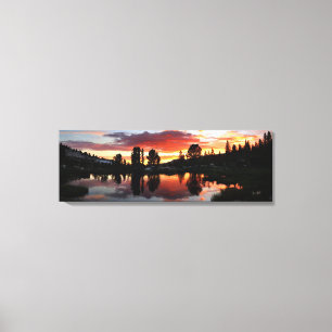 Reymann Sjö Sunset - Yosemite Canvastryck