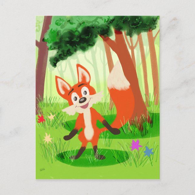 Reynard the Fox vykort (Framsida)