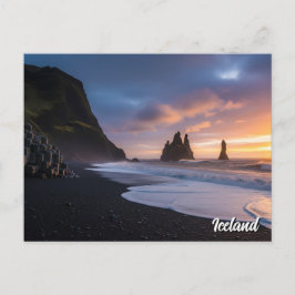 Reynisdrangar Island Travel Vykort