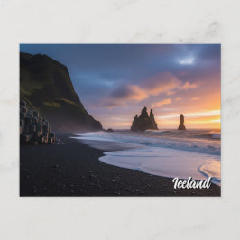 Reynisdrangar Island Travel Vykort