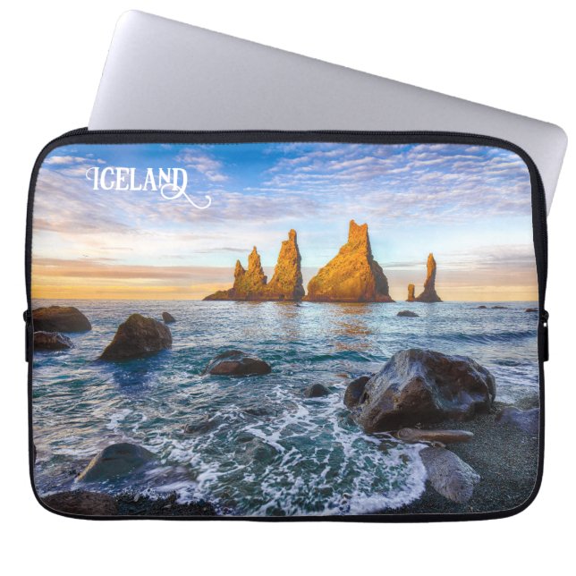 Reynisfjara Beach, Island Laptop Fodral (Framsidan)