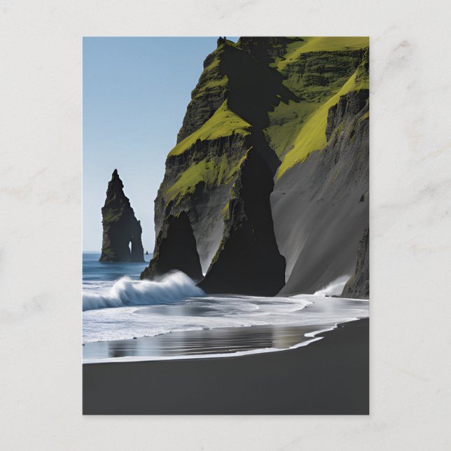 Reynisfjara Black Sand Beach Vykort (Framsida)