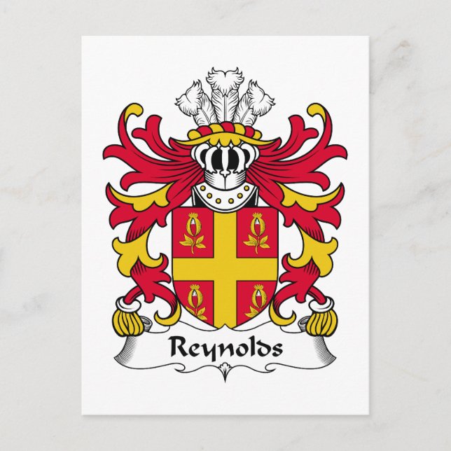 Reynolds familjevapen vykort (Framsida)