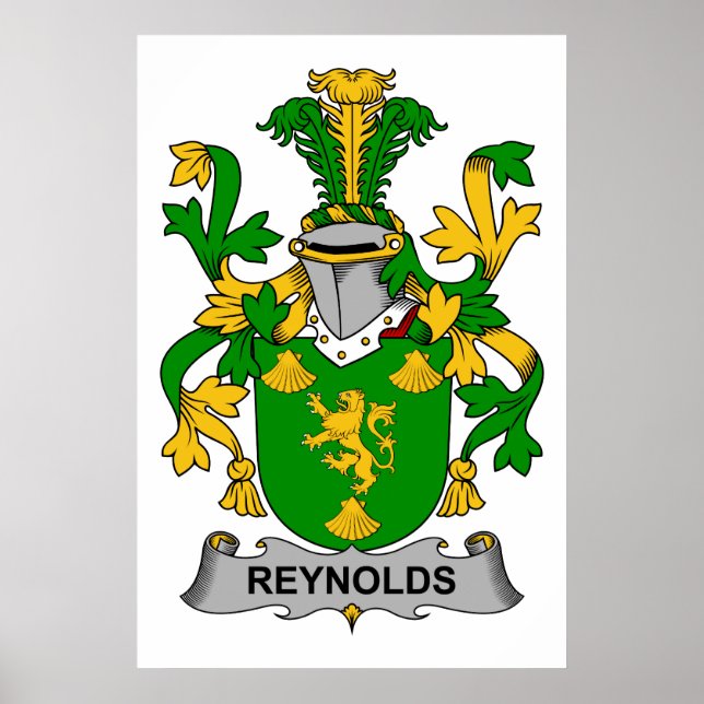 Reynolds Family Crest Poster (Framsidan)