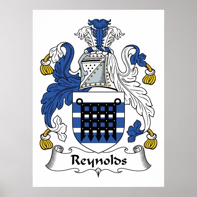 Reynolds Family Crest Poster (Framsidan)