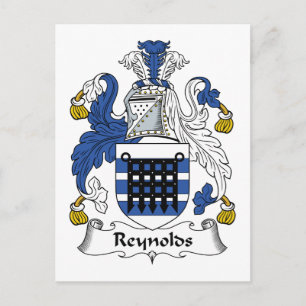 Reynolds Family Crest Vykort