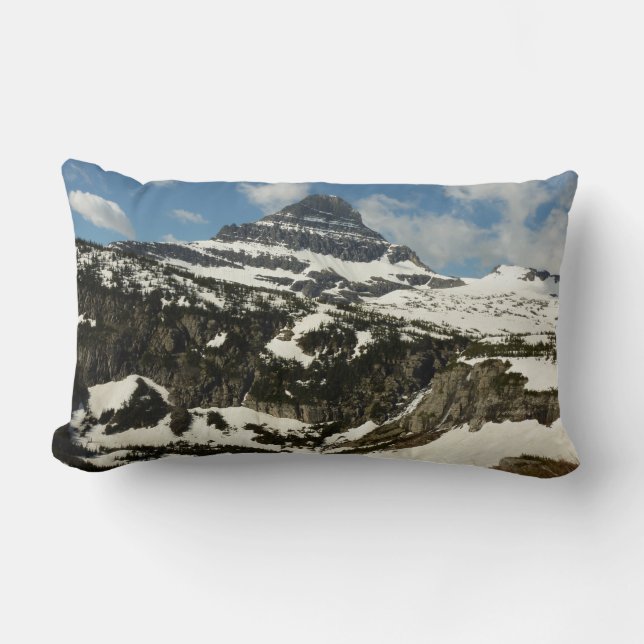 Reynolds Mountain från Logan Pass vid Glacier Park Lumbarkudde (Framsida)