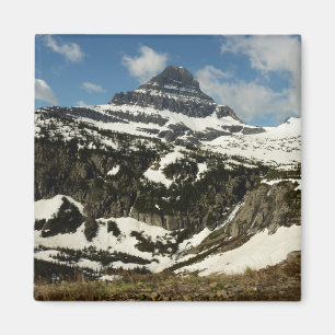 Reynolds Mountain från Logan Pass vid Glacier Park Magnet