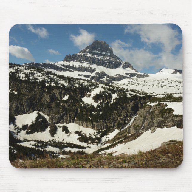 Reynolds Mountain från Logan Pass vid Glacier Park Musmatta (Framsidan)