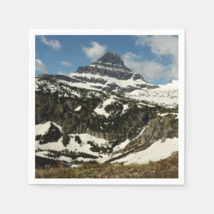 Reynolds Mountain från Logan Pass vid Glacier Park Pappersservett