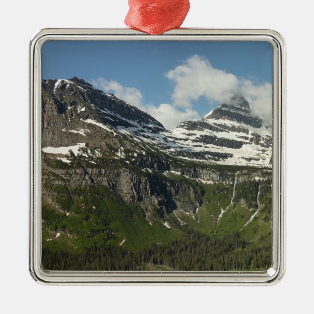 Reynolds Mountain och Reynolds Creek Valley Julgransprydnad Metall (Framsidan)