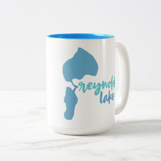 Reynolds sjö, tasstass, Michigan Två-Tonad Mugg