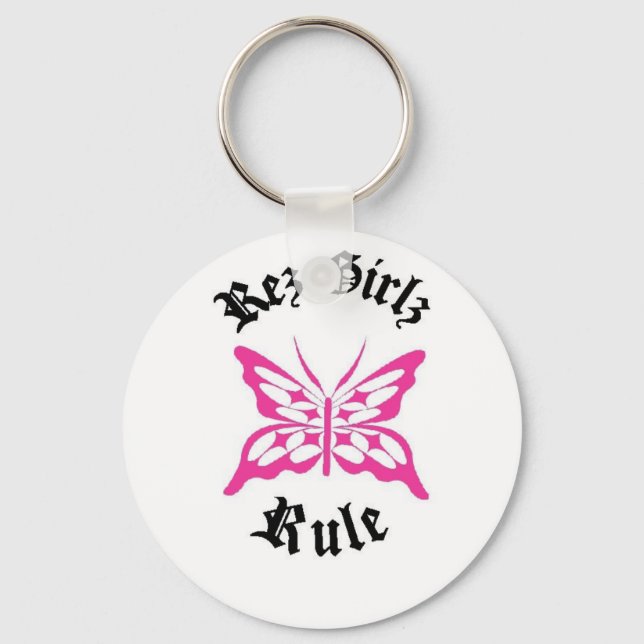 rezflickzlinjesvartpink nyckelring (Framsida)