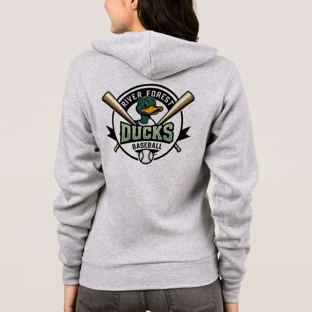 RF Ducks Womens quack pack hoodie T Shirt (Baksida)