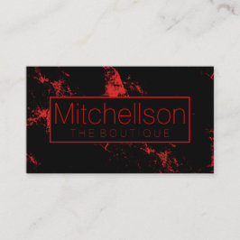 RF för svart Stänk Visitkort