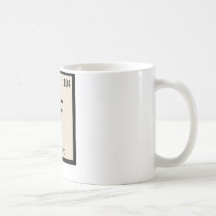 Rf - Periodiskt bord för Roquefortostkemi Kaffemugg