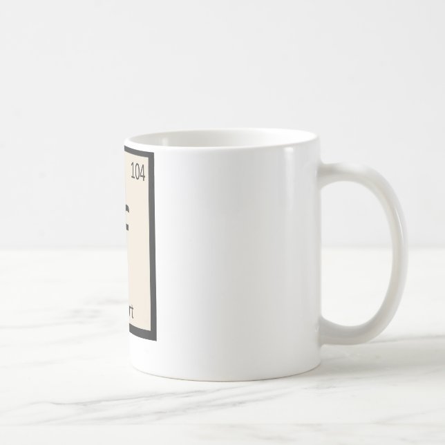 Rf - Periodiskt bord för Roquefortostkemi Kaffemugg (Höger)
