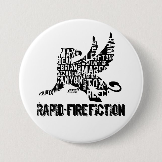 RFF Griffin Button BLK-Logotyp Knapp (Framsida)