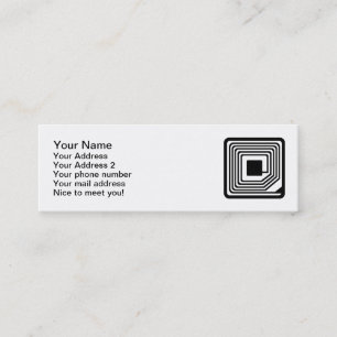 RFID-Microchip Mini Visitkort