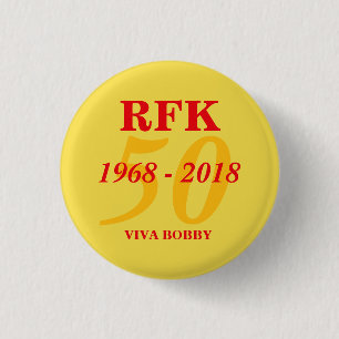 RFK 50 år 1968 - 2018 Knapp