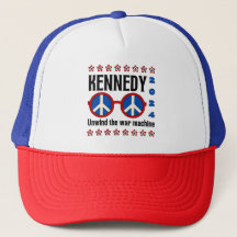RFK Jr Kennedy "24 "Unwind the krig maskin" Retro
