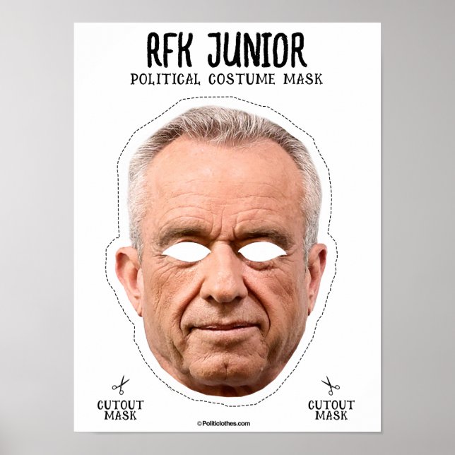RFK Junior Costume Mask Poster (Framsidan)