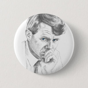 RFK: Robert Kennedy Pin Button Knapp