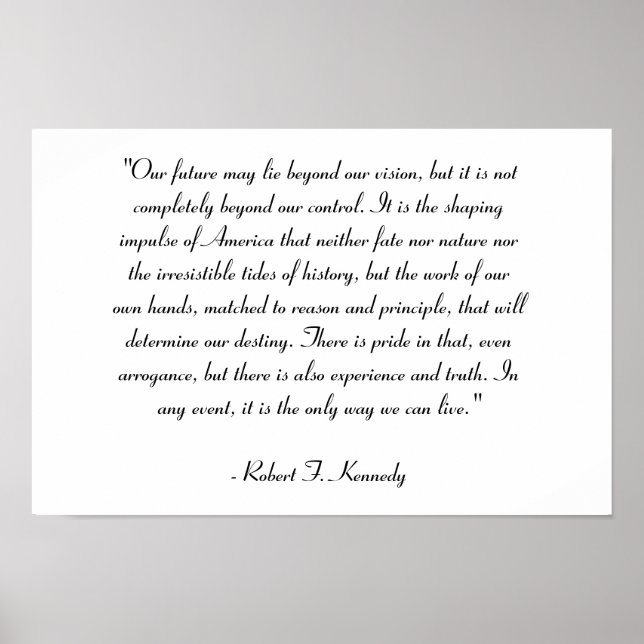 RFK:s samtal Poster (Framsidan)