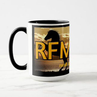 RFM häst och solnedgång/soluppgång Mugg