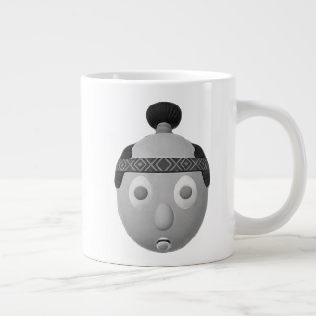 RG RA Ägg Konst Jumbo Mugg (Höger)