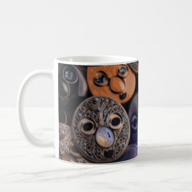 RG RA Ägg Konst Kaffemugg (Vänster)