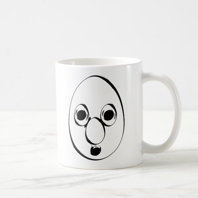 RG RA Ägg Konst Kaffemugg (Höger)
