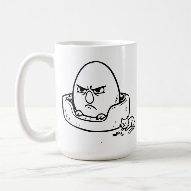 RG RA Ägg Konst Kaffemugg (Vänster)