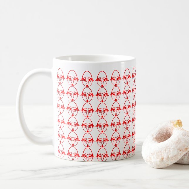 RG RA Ägg Konst Kaffemugg (Med munk)