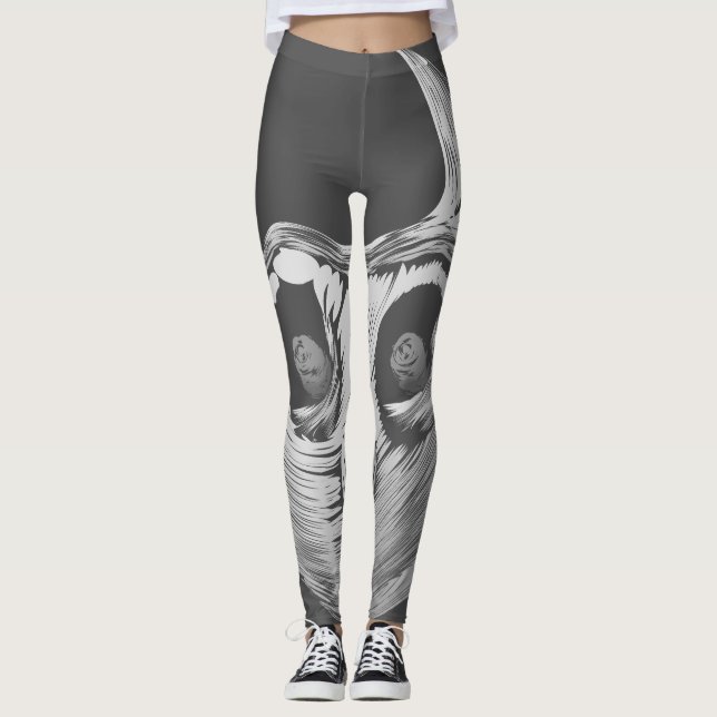 RG RA Ägg Konst Leggings (Framsida)