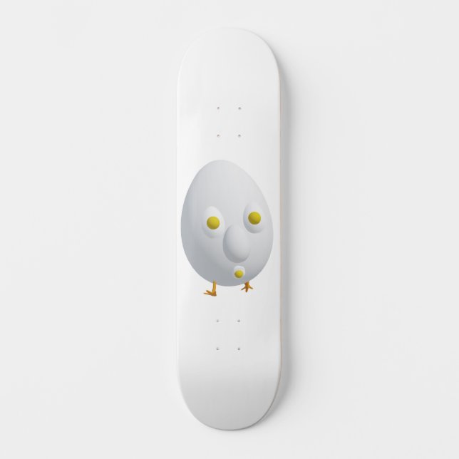 RG RA Ägg Konst Mini Skateboard Bräda 18,5 Cm (Framsida)