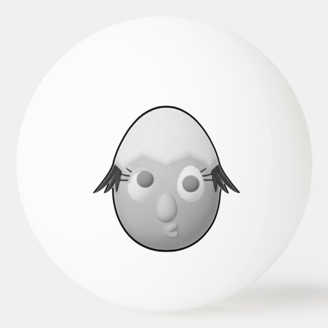 RG RA Ägg Konst Pingisboll (Framsidan)