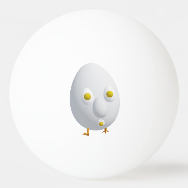 RG RA Ägg Konst Pingisboll (Framsidan)