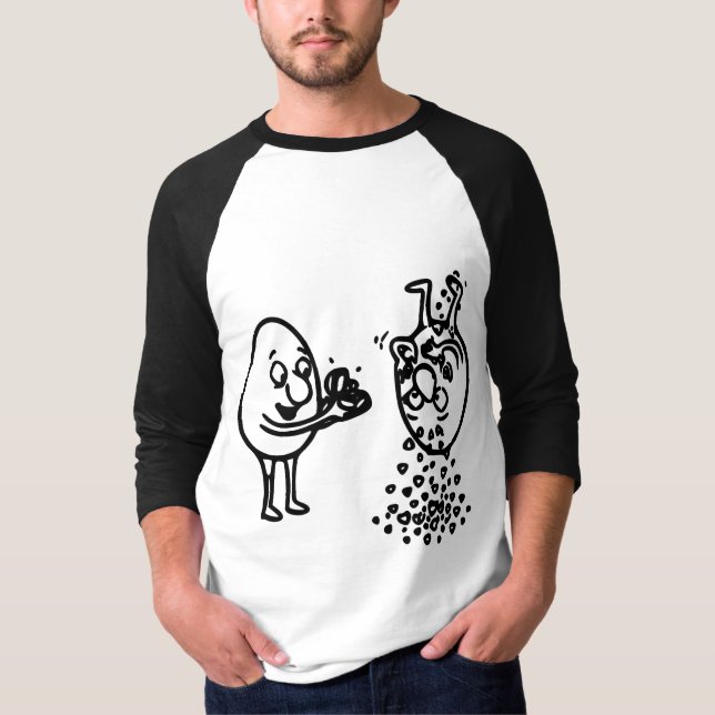 RG RA Ägg Konst T Shirt (Framsida)