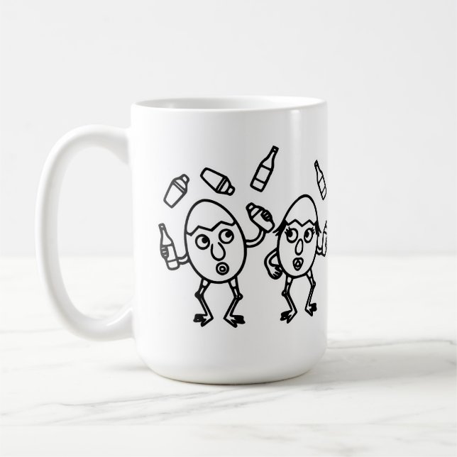 RG RA Äggkonst Kaffemugg (Vänster)