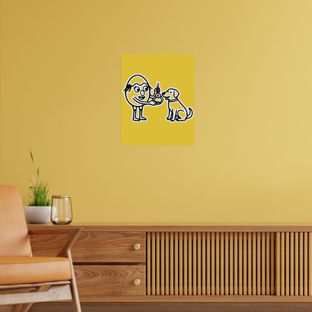 RG RA Äggkonst Poster (Vardagsrum 2)