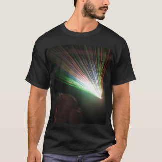 Rgb-laser strålar t shirt