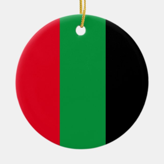 RGB Pan African Julgransprydnad Keramik (Framsidan)