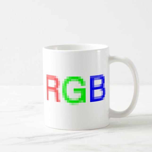 RGB-pixelated Kaffemugg (Höger)