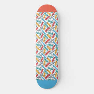 RGB-punktskateboard Mini Skateboard Bräda 18,5 Cm