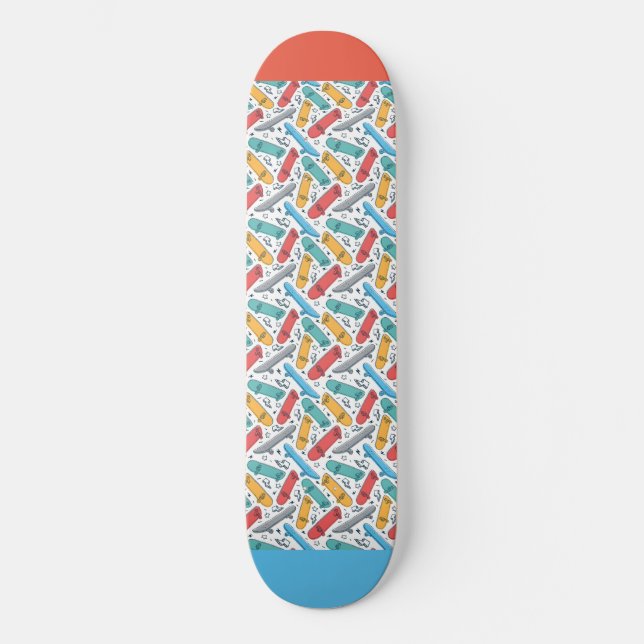 RGB-punktskateboard Mini Skateboard Bräda 18,5 Cm (Framsida)