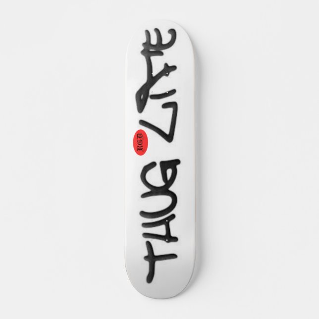 RGD-Thugliv Old School Skateboard Bräda 18 Cm (Framsida)