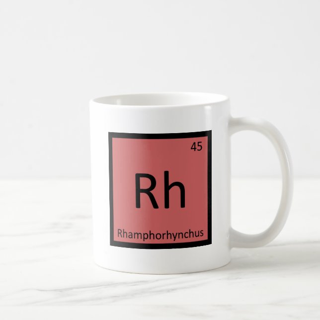 Rh - Rhamphorhynchus Kemisymbol Kaffemugg (Höger)