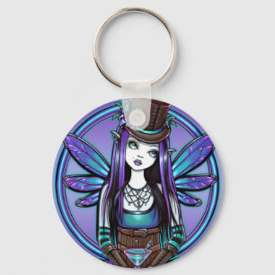 "Rhapsody" Gothic Absinthe Fairy Art Keychain Nyckelring