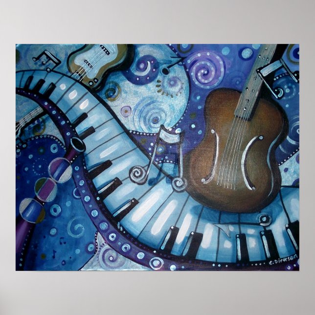 Rhapsody i blått poster (Framsidan)